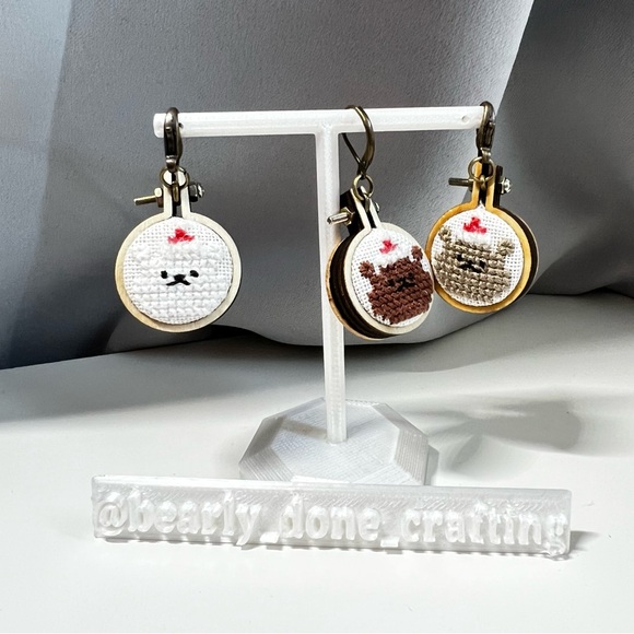 Handcrafted Santa Bear Charm - Picture 7 of 9